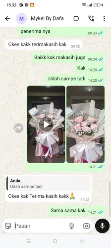 Testimonial Buket Bunga cadasmekar